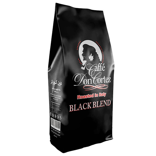 دانه قهوه دن کورتز مدل Black Blend
